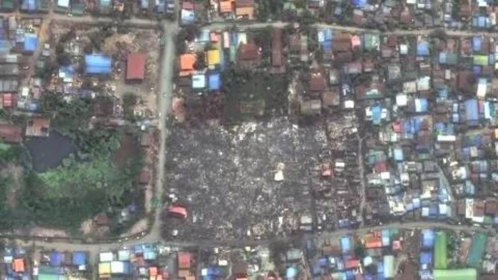 Ảnh vệ tinh trước và sau trận động đất kinh hoàng ở Myanmar